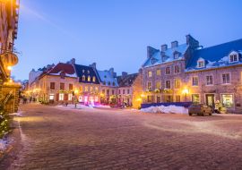 Lais Puzzle - Die Innenstadt von Quebec City im Winter - 1.000 Teile