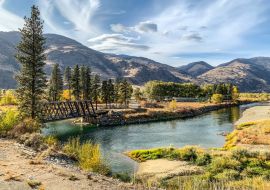 Lais Puzzle - Chopaka-Brücke über den Similkameen River in British Columbia, Kanada - 1.000 Teile