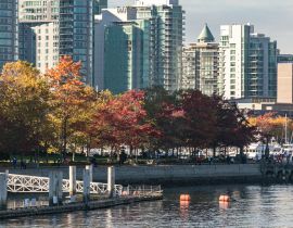 Lais Puzzle - Herbstlicher Park in der Innenstadt von Vancouver, British Columbia, Kanada. Herbstliches Stadtbild in Vancouver - 40, 100, 200, 500, 1.000 & 2.000 Teile