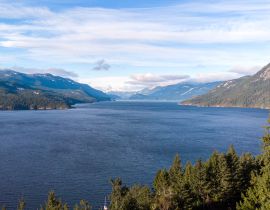 Lais Puzzle - Panoramablick auf Sechelt Inlet, Sunshine Island, Britisch-Kolumbien, Kanada - 40, 100, 200, 500, 1.000 & 2.000 Teile