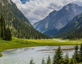 Lais Puzzle - Karakol Flusstal in Kirgisistan - 40, 100, 200, 500, 1.000 & 2.000 Teile