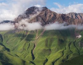 Lais Puzzle - Blick aus der Luft über das zentrale Tian-Shan-Gebirge, Grenze zwischen Kirgisistan und China, Kirgisistan - 40, 100, 200, 500, 1.000 & 2.000 Teile