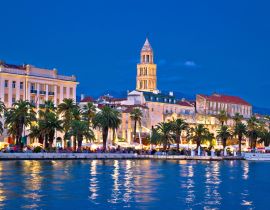 Lais Puzzle - Bunte Split Waterfront Abendansicht - 40, 100, 200, 500, 1.000 & 2.000 Teile