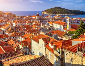 Lais Puzzle - Panorama der Dächer der Altstadt von Dubrovnik bei Sonnenuntergang. Europa, Kroatien - 40, 100, 200, 500, 1.000 & 2.000 Teile
