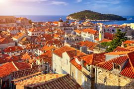 Lais Puzzle - Panorama der Dächer der Altstadt von Dubrovnik bei Sonnenuntergang. Europa, Kroatien - 2.000 Teile