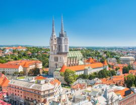 Lais Puzzle - Kaptol und katholische Kathedrale im Zentrum von Zagreb, Kroatien - 40, 100, 200, 500, 1.000 & 2.000 Teile