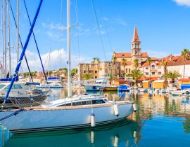 Lais Puzzle - Segelboote vor Anker im Hafen von Milna an einem sonnigen Sommertag, Insel Brac, Dalmatien, Kroatien - 40, 100, 200, 500, 1.000 & 2.000 Teile