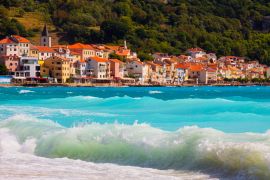 Lais Puzzle - Architektur der Altstadt von Baška in Kroatien auf der Insel Krk - 2.000 Teile