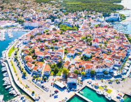Lais Puzzle - Kroatien, Stadt Biograd na Moru an der Adria, Luftaufnahme des Yachthafens und des historischen Stadtzentrums - 40, 100, 200, 500, 1.000 & 2.000 Teile