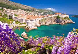 Lais Puzzle - Mittelalterliche Stadt Dubrovnik mit berühmten Mauern, farbenfrohe Ansicht - 1.000 Teile