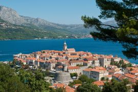 Lais Puzzle - Blick von oben auf die Altstadt, Korcula, Kroatien - 2.000 Teile