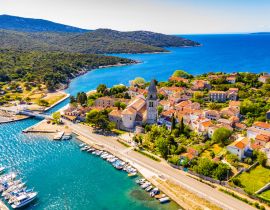 Lais Puzzle - Historische Stadt Osor mit Brücke zwischen den Inseln Cres und Losinj, Kroatien - 40, 100, 200, 500, 1.000 & 2.000 Teile