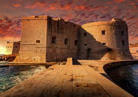 Lais Puzzle - Blick auf das Fort St. John. Dubrovnik. Kroatien - 1.000 Teile