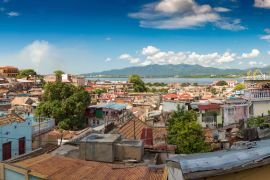Lais Puzzle - Panorama-Stadtansicht von Santiago de Cuba - 2.000 Teile