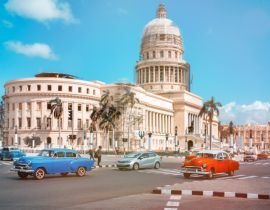 Lais Puzzle - Oldtimer in Havanna neben dem Capitol-Gebäude - 40, 100, 200, 500, 1.000 & 2.000 Teile