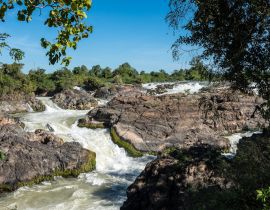 Lais Puzzle - Somphamit-Wasserfälle oder Liphi-Wasserfälle auf der Insel Don Khone in Laos - 40, 100, 200, 500, 1.000 & 2.000 Teile
