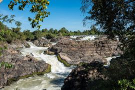 Lais Puzzle - Somphamit-Wasserfälle oder Liphi-Wasserfälle auf der Insel Don Khone in Laos - 2.000 Teile