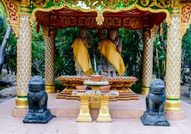 Lais Puzzle - Inpeng-Tempel in Luang Prabang Laos Südostasien - 1.000 Teile