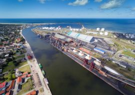 Lais Puzzle - Stadt und Hafen von Ventspils, Lettland - 1.000 Teile