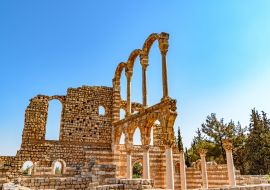Lais Puzzle - Großer Palast des Umayyaden-Palastes in Anjar im Libanon. Er liegt etwa 50 km östlich von Beirut und wurde 1984 von der UNESCO zum Weltkulturerbe ernannt. - 1.000 Teile