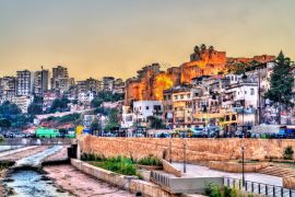 Lais Puzzle - Blick auf Tripoli mit der Zitadelle von Raymond de Saint-Gilles, Libanon - 2.000 Teile