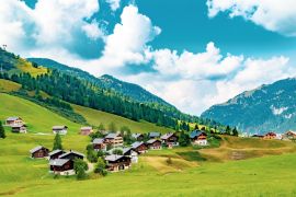 Lais Puzzle - Ein Blick auf Malbun, Skigebiet in Liechtenstein - 2.000 Teile