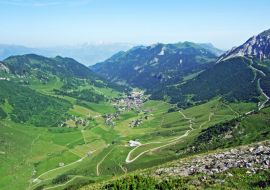 Lais Puzzle - Blick auf das Malbuntal und das Skigebiet Malbun von den Hängen der Liechtensteiner Alpen - Malbun, Liechtenstein - 1.000 Teile