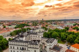 Lais Puzzle - Luftaufnahme der Altstadt von Vilnius, Litauen - 2.000 Teile