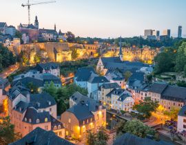 Lais Puzzle - Luxemburg Stadt Panorama an einem Sommertag - 40, 100, 200, 500, 1.000 & 2.000 Teile