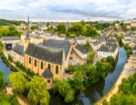 Lais Puzzle - Luxemburg Stadtbild, Kirche am Fluss, Panorama - 40, 100, 200, 500, 1.000 & 2.000 Teile