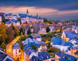 Lais Puzzle - Luxemburg - Stadtteil Grund im Alzette-Tal, Luxemburg-Stadt - 40, 100, 200, 500, 1.000 & 2.000 Teile