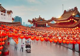 Lais Puzzle - Chinesischer Tempel in Kuala Lumpur - 1.000 Teile