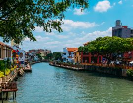Lais Puzzle - Die Altstadt von Malakka und der Malakka-Fluss. UNESCO-Weltkulturerbe in Malaysia - 40, 100, 200, 500, 1.000 & 2.000 Teile