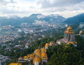 Lais Puzzle - Luftaufnahme des Kek Lok Si-Tempels auf der Insel Penang, Malaysia - 40, 100, 200, 500, 1.000 & 2.000 Teile
