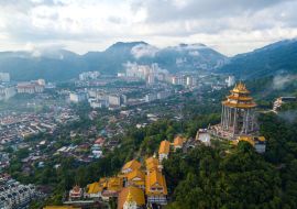 Lais Puzzle - Luftaufnahme des Kek Lok Si-Tempels auf der Insel Penang, Malaysia - 1.000 Teile