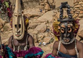 Lais Puzzle - Traditionelle Dogon-Holzmaske, Mali, Westafrika - 1.000 Teile