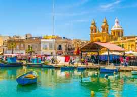 Lais Puzzle - Bunte Fischerboote ankern in Marsaxlokk, Malta - 1.000 Teile