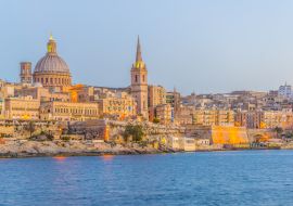 Lais Puzzle - Skyline von Valletta bei Sonnenuntergang, Malta - 1.000 Teile
