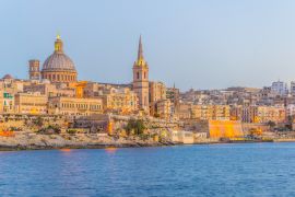 Lais Puzzle - Skyline von Valletta bei Sonnenuntergang, Malta - 2.000 Teile