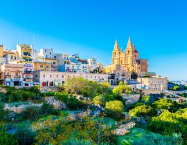 Lais Puzzle - Stadtansicht von Mellieha auf Malta - 40, 100, 200, 500, 1.000 & 2.000 Teile