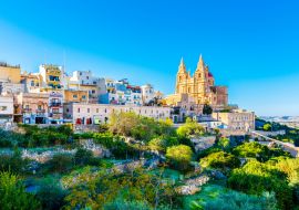 Lais Puzzle - Stadtansicht von Mellieha auf Malta - 1.000 Teile