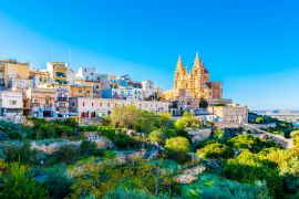 Lais Puzzle - Stadtansicht von Mellieha auf Malta - 2.000 Teile