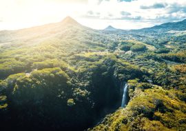 Lais Puzzle - Luftaufnahme des Chamarel-Wasserfalls auf Mauritius - 1.000 Teile