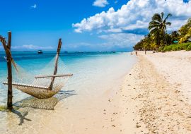 Lais Puzzle - Tropischer Strand mit Palmen und Hängematte, The Morne, Mauritius - 1.000 Teile