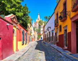 Lais Puzzle - Mexiko, Bunte Gebäude und Straßen von San Miguel de Allende im historischen Stadtzentrum - 40, 100, 200, 500, 1.000 & 2.000 Teile