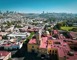 Lais Puzzle - Luftaufnahme von Queretaro, Mexiko Kirche, Plaza del centro, Iglesia, La cruz - 40, 100, 200, 500, 1.000 & 2.000 Teile