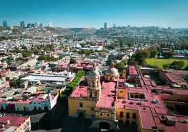 Lais Puzzle - Luftaufnahme von Queretaro, Mexiko Kirche, Plaza del centro, Iglesia, La cruz - 1.000 Teile