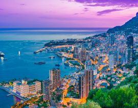 Lais Puzzle - Blick auf die Stadt Monaco. Französische Riviera - 40, 100, 200, 500, 1.000 & 2.000 Teile