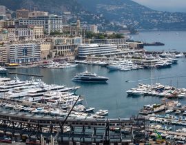 Lais Puzzle - Hafen von La Condamine. Stadtbild und Hafen von Monte Carlo. Fürstentum Monaco - 40, 100, 200, 500, 1.000 & 2.000 Teile