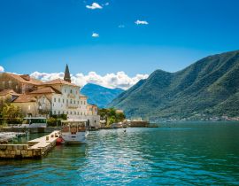 Lais Puzzle - Hafen in Perast an der Bucht von Boka Kotor (Boka Kotorska), Montenegro, Europa - 40, 100, 200, 500, 1.000 & 2.000 Teile